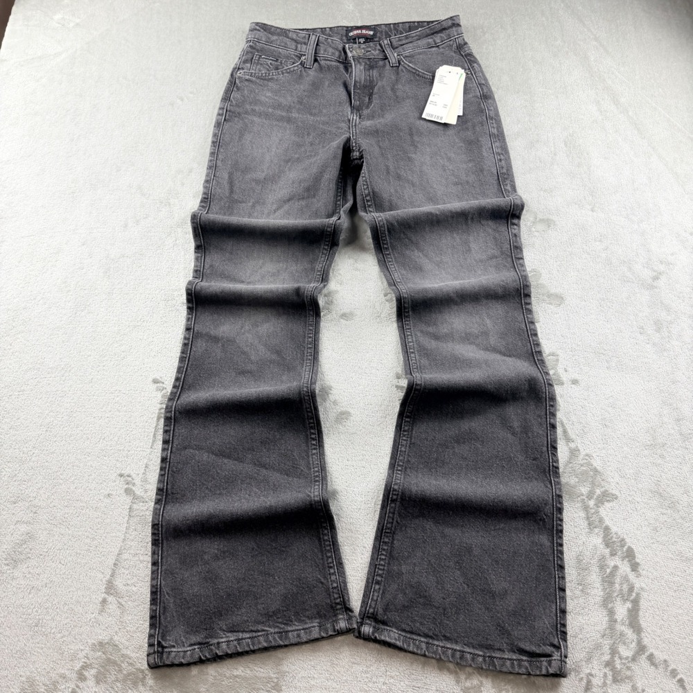Guess Jeans Women's Size 26 G09 Bootcut Black Denim Pants W5RA1YD5M71 NWT